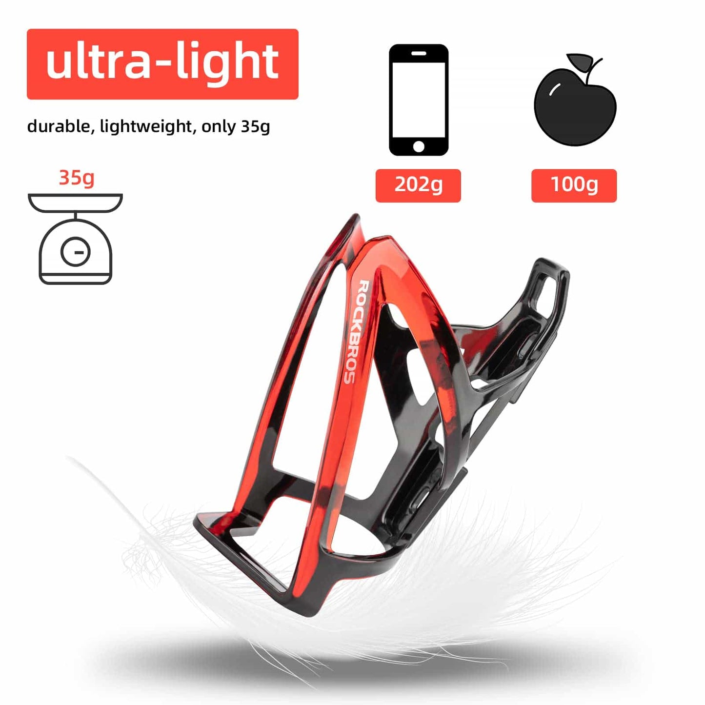 35g Leicht PC Fahrrad Flaschenhalter ROCKBROS