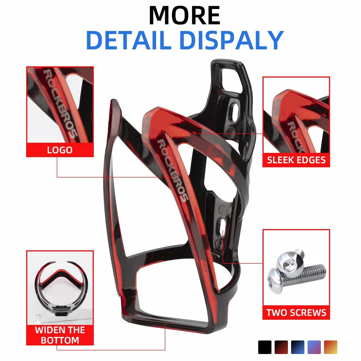 35g Leicht PC Fahrrad Flaschenhalter ROCKBROS