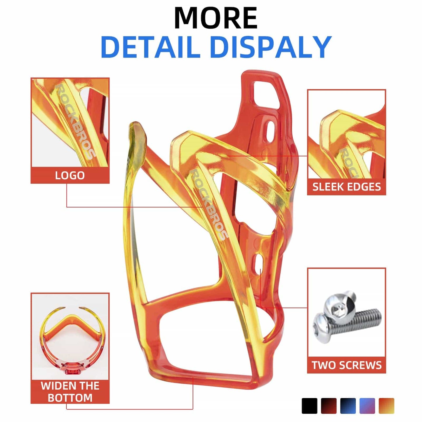 35g Leicht PC Fahrrad Flaschenhalter ROCKBROS