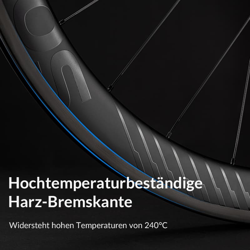700C Carbon Laufradsatz 65mm Scheibenbremse Steckachse Laufrad Set für Rennrad ROCKBROS
