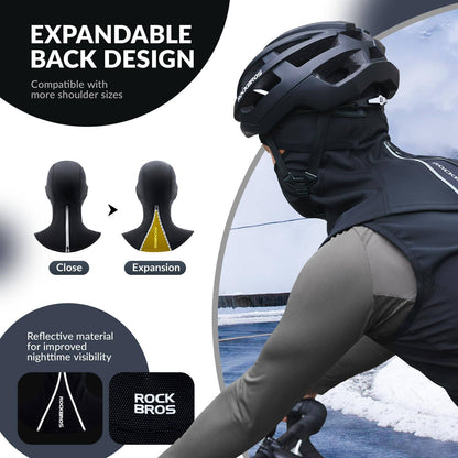 Balaclava Herbst Winter Skimaske Atmungsaktiv Gesichtshaube ROCKBROS