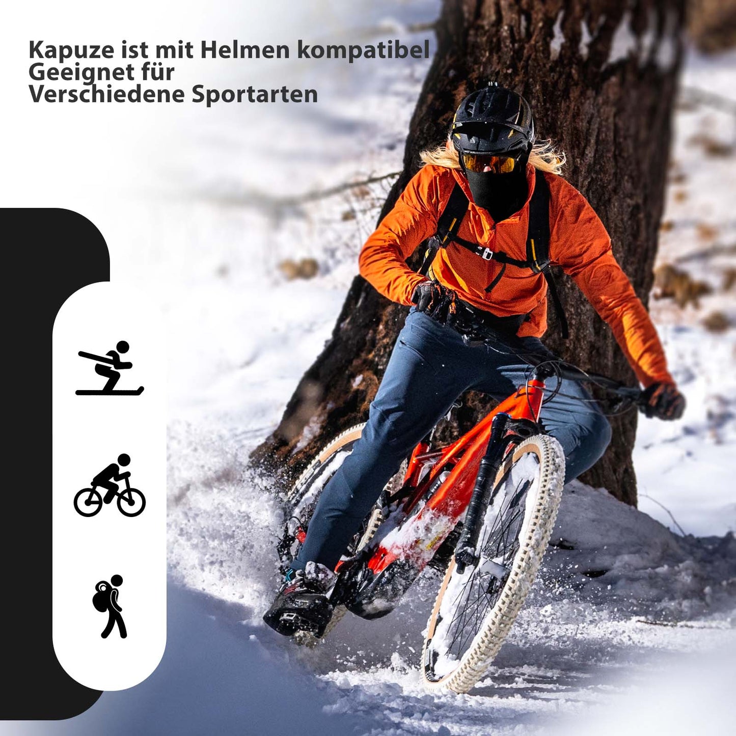 Balaclava Winter Skimaske Warm Sturmmaske Unisex Einheitsgröße ROCKBROS