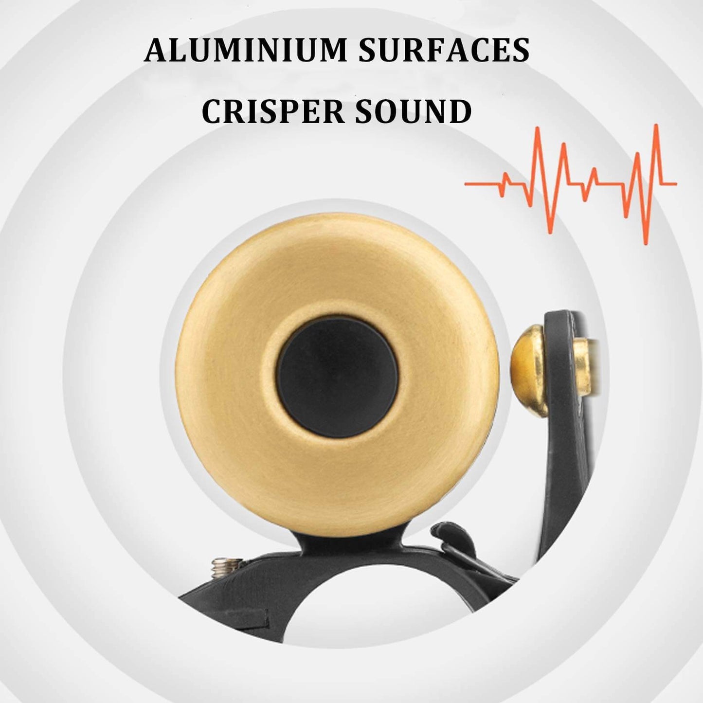 Classic Brass Fahrradklingel Mini Fahrradglocken 1-2 Ringtone ROCKBROS