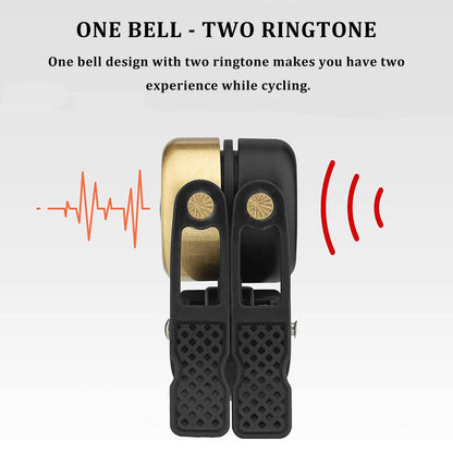 Classic Brass Fahrradklingel Mini Fahrradglocken 1-2 Ringtone ROCKBROS