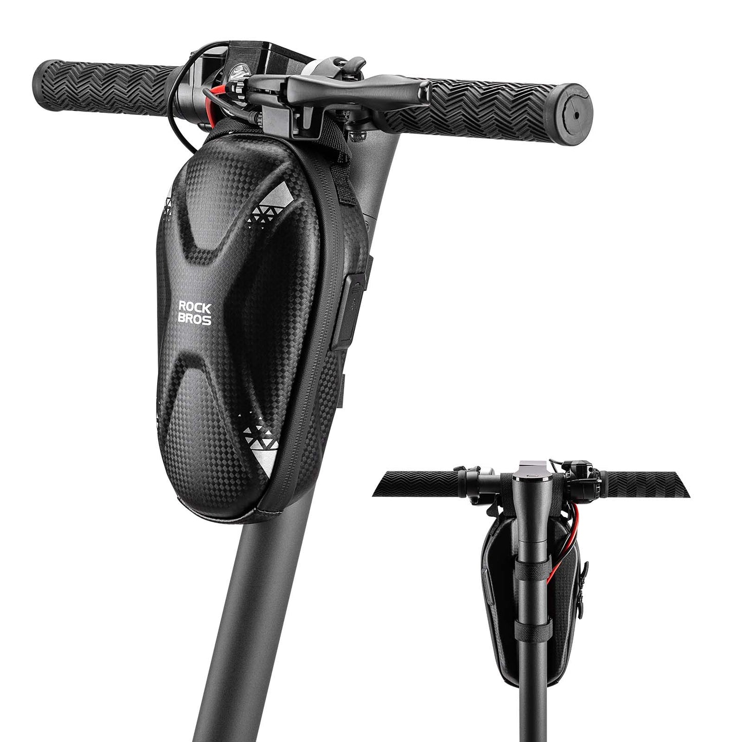 E Scooter Lenkertasche Wasserdicht Vordertasche mit USB-Anschlüsse ROCKBROS