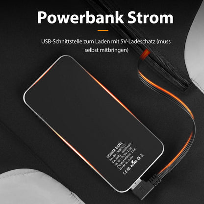 Elektrische Beheizte Weste mit 3 Temperaturstufen für Herren/Damen ROCKBROS