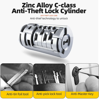 Fahrrad Bügelschloss für Fahrräder & Motorräder aus legiertem ROCKBROS