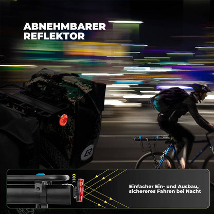 Fahrrad Gepäckträger mit Reflektor und Schnellspanner 24-29 Zoll ROCKBROS