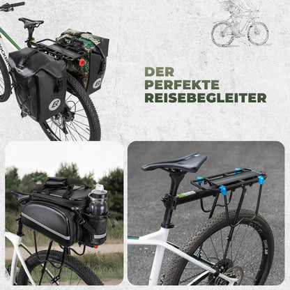 Fahrrad Gepäckträger mit Reflektor und Schnellspanner 24-29 Zoll ROCKBROS