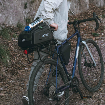 Fahrrad Gepäckträgertasche Wasserdicht 9L mit Regenschutz und Schultergurt ROCKBROS