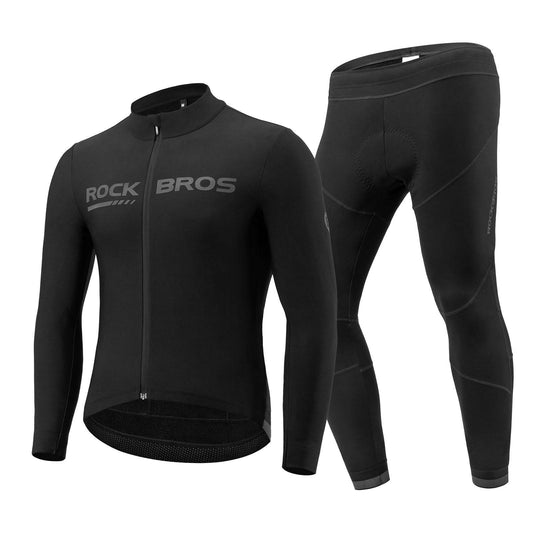 Fahrrad Jacke & Hose Winter Anzug Sportlich Fahrradbekleidung ROCKBROS