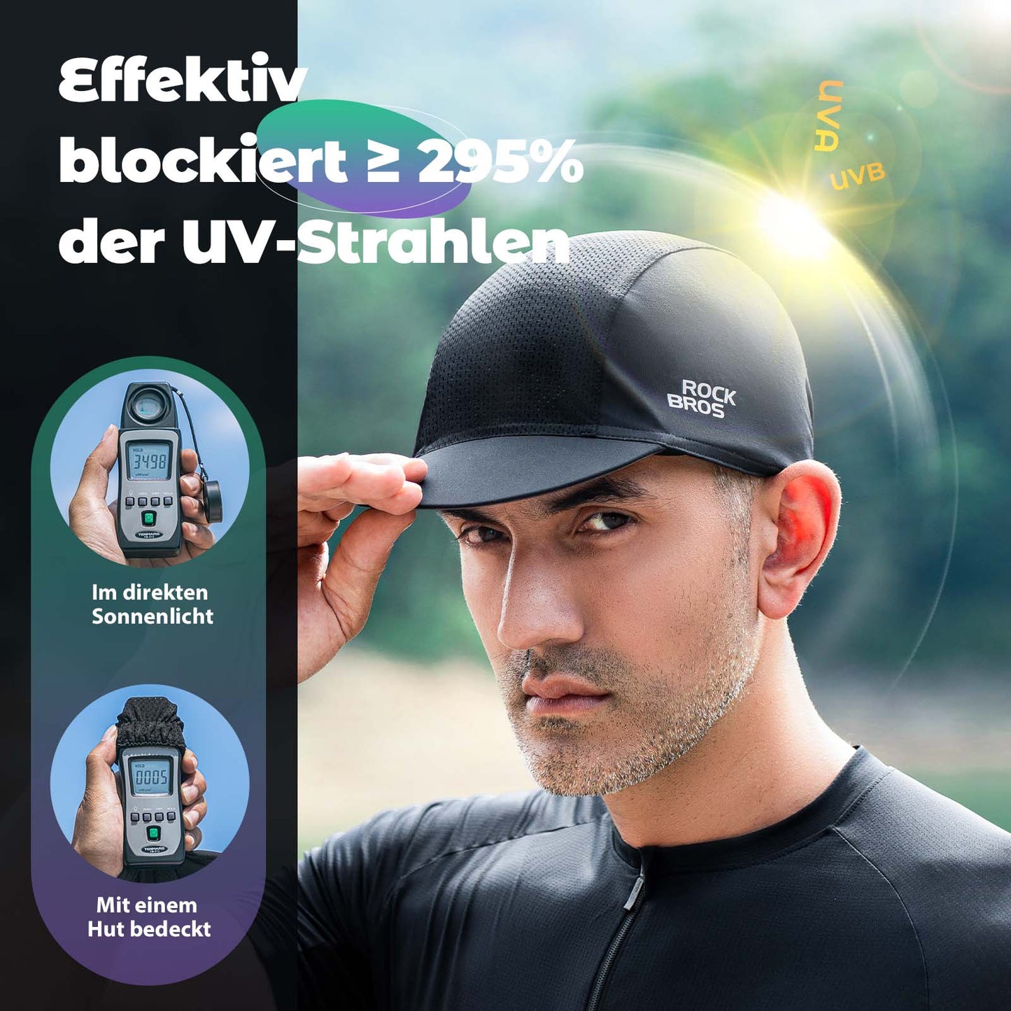 Sommer Fahrrad Kappe Anti-Schweiß Leichte Radmütze Unisex ROCKBROS