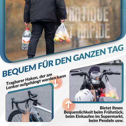 Fahrrad Karabinerhaken Multifunktional mit Strapazierfähigem Gurt ROCKBROS