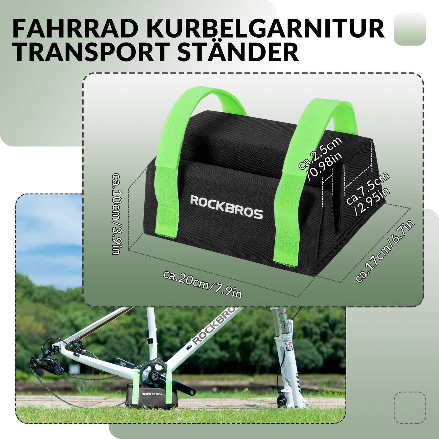 Fahrrad Kettenradgarnitur Schutzpolster Fahrradzubehör Universal ROCKBROS