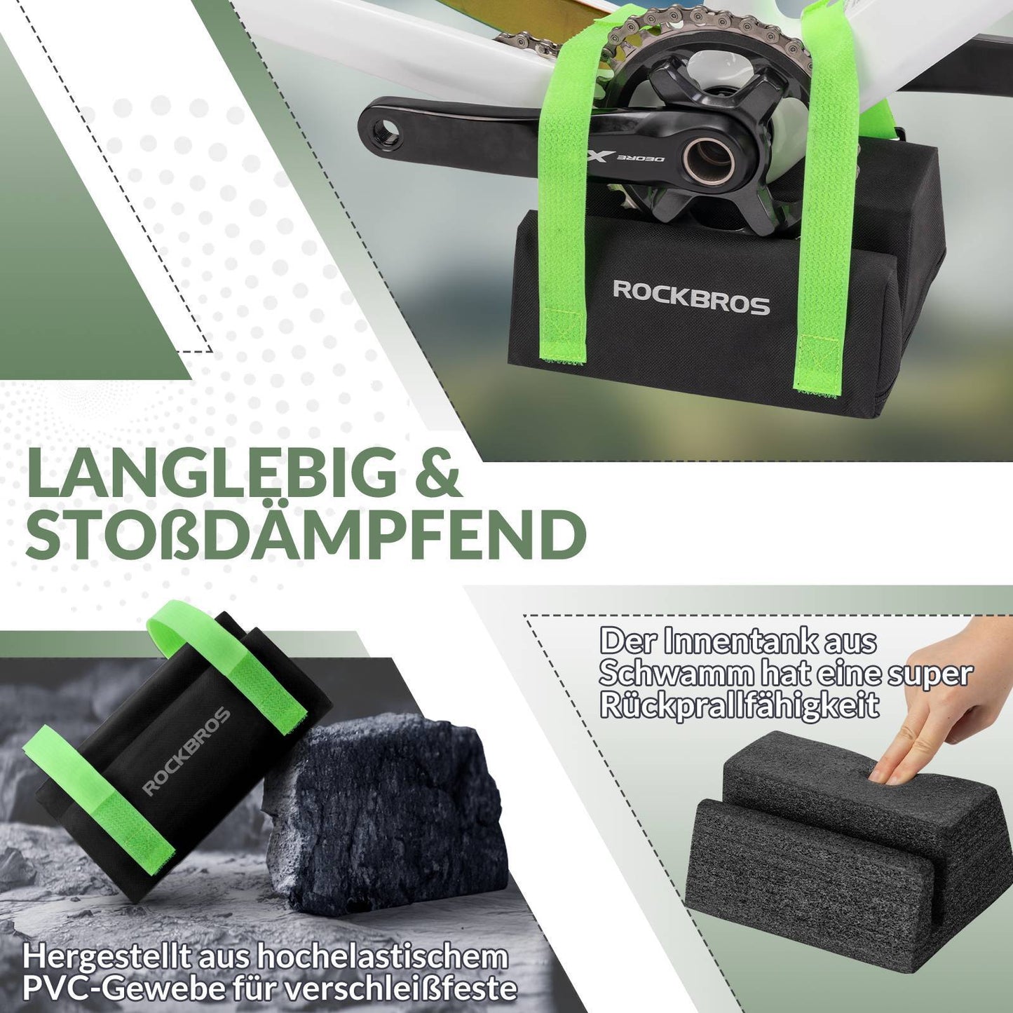 Fahrrad Kettenradgarnitur Schutzpolster Fahrradzubehör Universal ROCKBROS