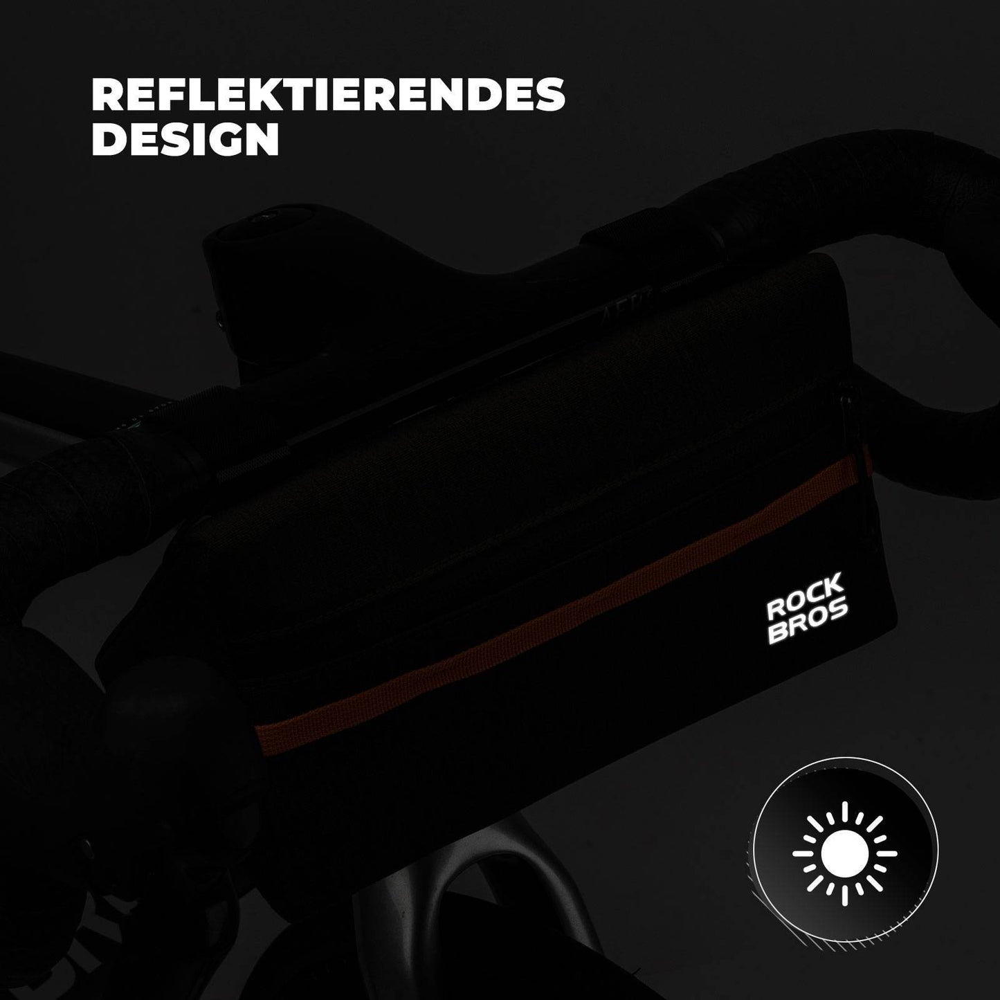 Fahrrad Lenkertasche Fahrradtasche Fahrradkorb 6 Farbe ca. 1.3L ROCKBROS