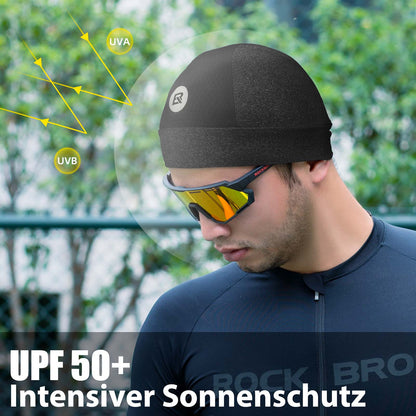 Sommer Fahrrad Mütze UV Schutz Laufmütze Herren 50-64CM ROCKBROS