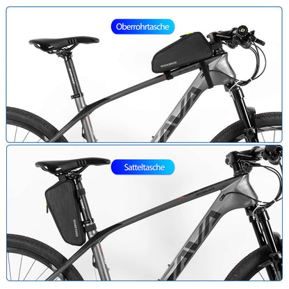 Fahrrad Oberrohrtasche/Satteltasche 1,1L mit Innenfächern ROCKBROS