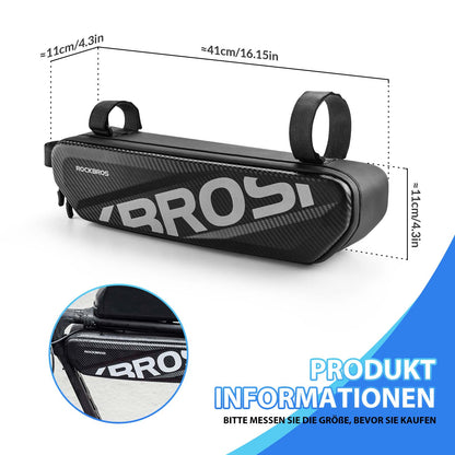 Fahrrad Rahmentasche Wasserdicht Oberrohr Tasche 4.5L Schwarz ROCKBROS