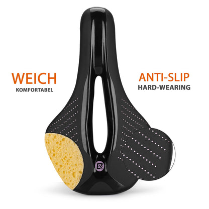 Fahrrad Sattel Ergonomischer Stoßdämpfender Fahrradsattel Unisex ROCKBROS