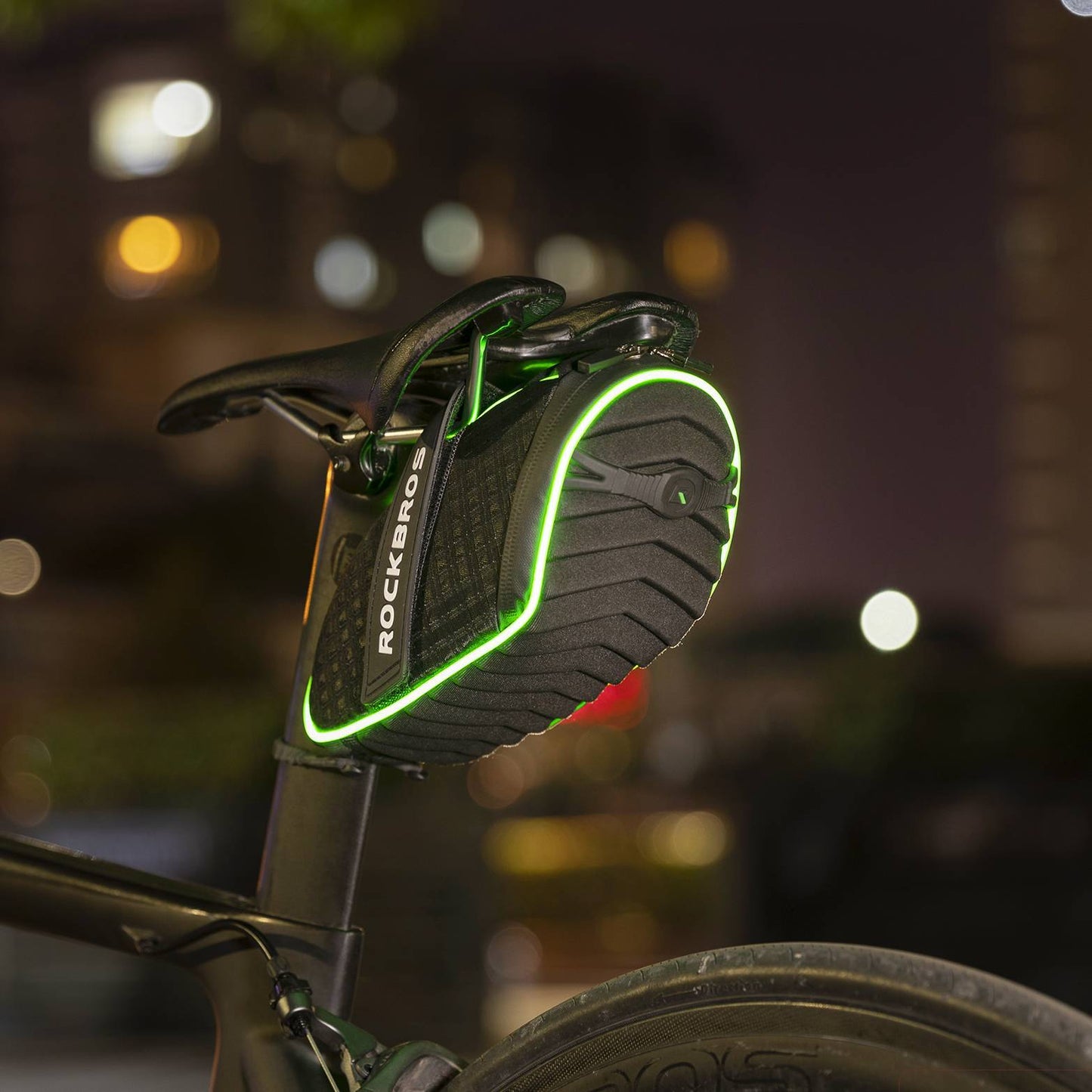 Fahrrad Satteltaschen Werkzeugtasche mit Reflektorstreifen 1L ROCKBROS