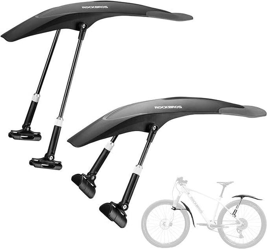 Fahrrad Schutzbleche Set Vorne/Hinten Flexible Fahrradschutzblech Verstellbar ROCKBROS