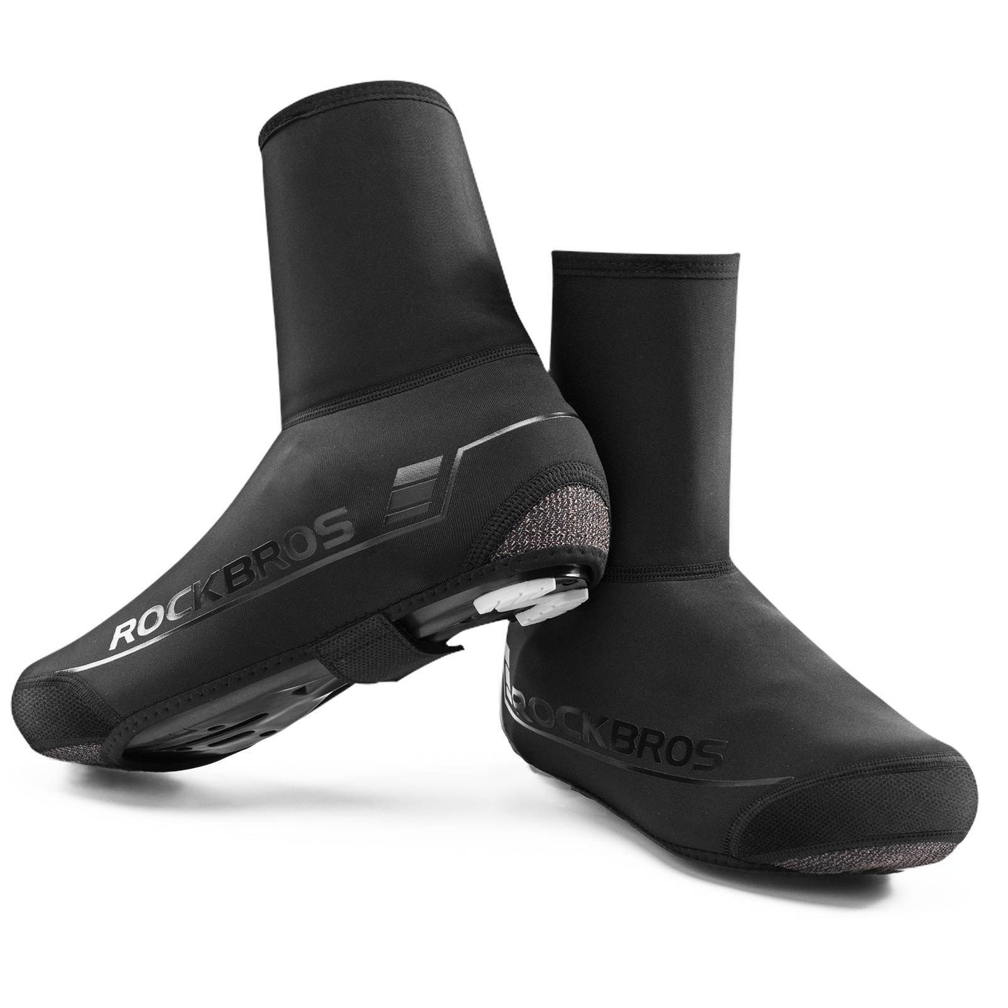 Winter Fahrrad Überschuhe warm Überzieher für Radsport Schwarz ROCKBROS