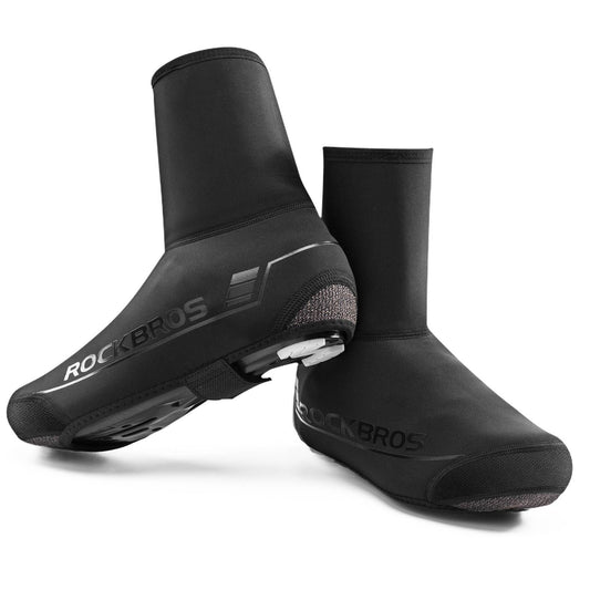 Winter Fahrrad Überschuhe warm Überzieher für Radsport Schwarz ROCKBROS