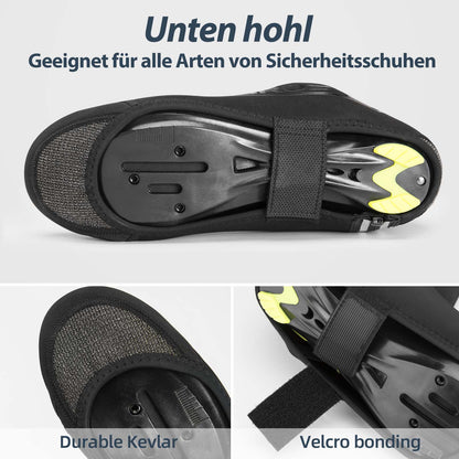 Winter Fahrrad Überschuhe warm Überzieher für Radsport Schwarz ROCKBROS
