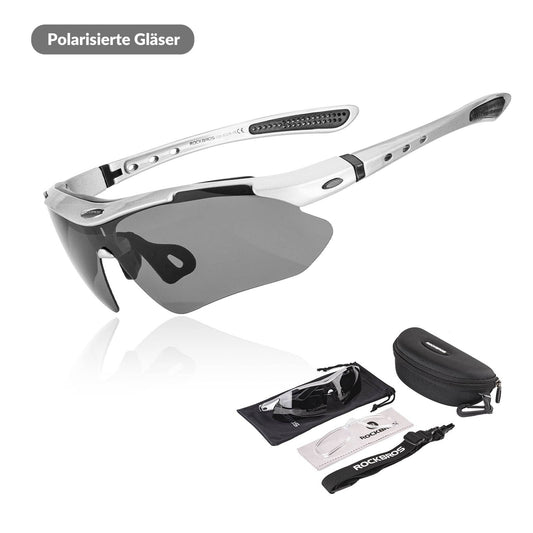 Fahrradbrille Polarisiert Brille Sonnenbrille UV400 Schutz ROCKBROS