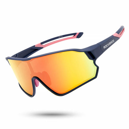 ROCKBROS 10134 Fahrradbrille Polarisiert Sonnenbrille mit UV400-Schutz