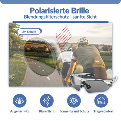 Fahrradbrille Selbsttönend Brille Sonnenbrille UV 400 Schutz ROCKBROS