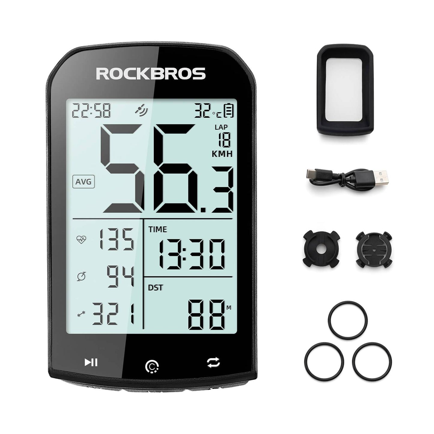fahrradcomputer wireless Fahrradcomputer Kabellos GPS wasserdicht Tachometer und Kilometerzähle – futurebikeshop.de