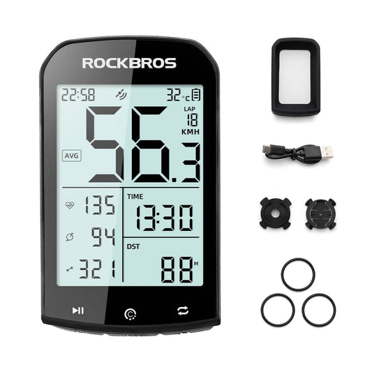 Fahrradcomputer Kabellos GPS wasserdicht Tachometer und Kilometerzähler ROCKBROS
