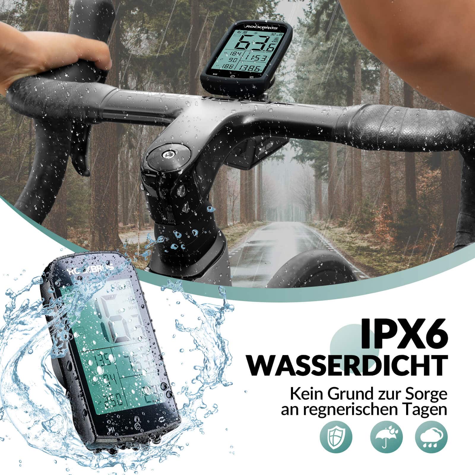 fahrradcomputer kabellos trittfrequenz Fahrradcomputer Kabellos GPS wasserdicht Tachometer und Kilometerzähle – futurebikeshop.de