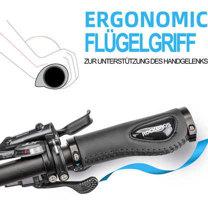 Fahrradgriffe Ledergriffe für Lenker mit 22,2 mm Durchmesser ROCKBROS