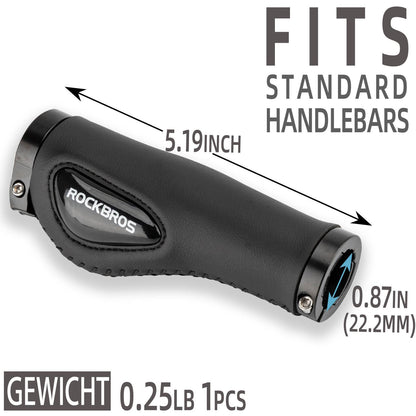 Fahrradgriffe Ledergriffe für Lenker mit 22,2 mm Durchmesser ROCKBROS