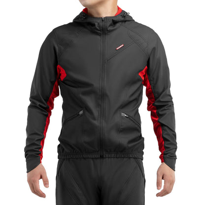 Fahrradjacke Herren Winter Winddicht Softshelljacke Schwarz ROCKBROS