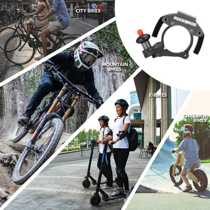 Fahrradklingel Glocke 100dB Laut Innovativ Mini Fahrrad Klingel ROCKBROS