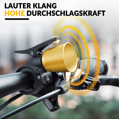 ROCKBROS Fahrradklingel Laut Retro Klingel für MTB Rennrad Vier Farben