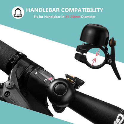 Fahrradklingel Retro Klingel MTB Edelstahl Laut Klassisch ROCKBROS