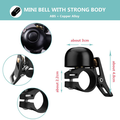 Fahrradklingel Retro Klingel MTB Edelstahl Laut Klassisch ROCKBROS