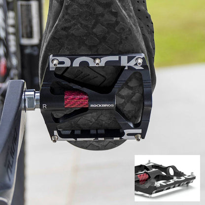 Fahrradpedale 9/16 Zoll Alu MTB Pedale mit Abgedichtete Lager ROCKBROS