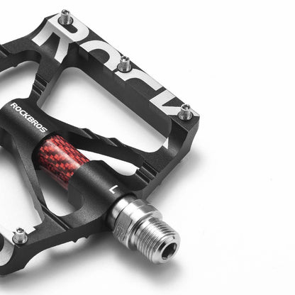 Fahrradpedale 9/16 Zoll Alu MTB Pedale mit Abgedichtete Lager ROCKBROS