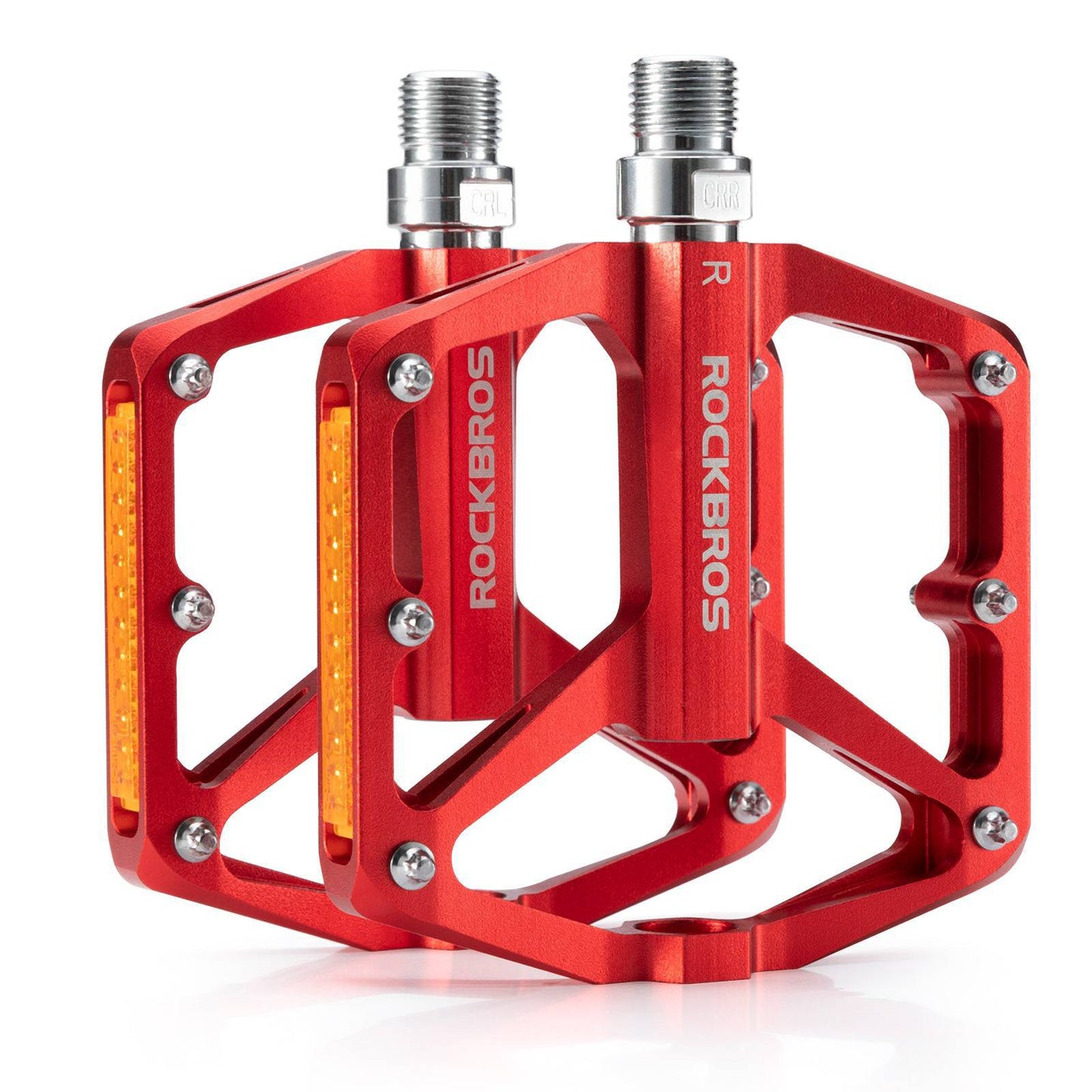 Fahrradpedale mit Reflektoren aus Aluminiumlegierung 9/16 Zoll ROCKBROS