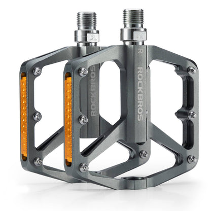 Fahrradpedale mit Reflektoren aus Aluminiumlegierung 9/16 Zoll ROCKBROS