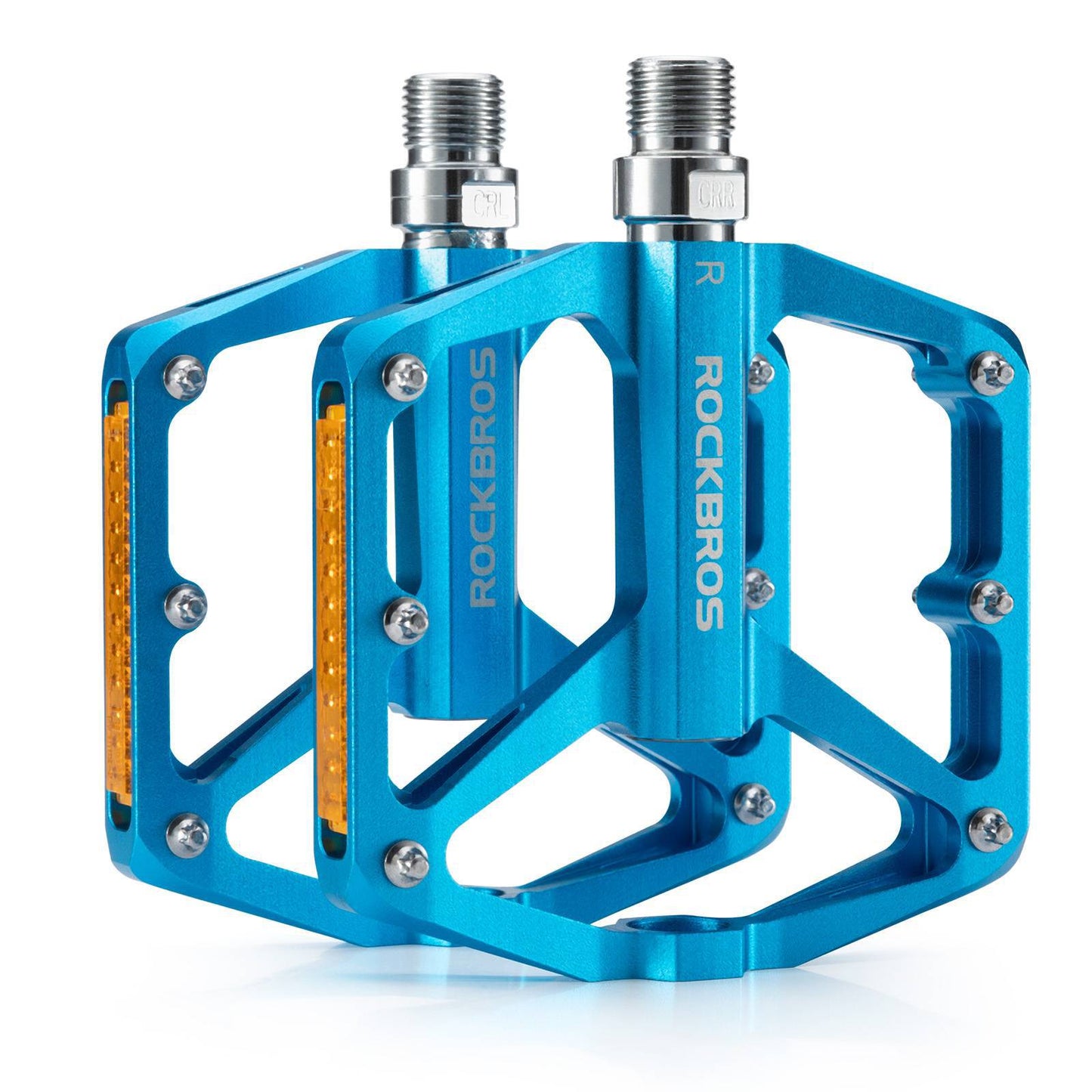 Fahrradpedale mit Reflektoren aus Aluminiumlegierung 9/16 Zoll ROCKBROS