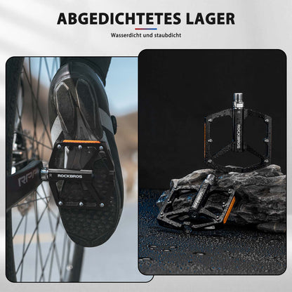 Fahrradpedale mit Reflektoren aus Aluminiumlegierung 9/16 Zoll ROCKBROS