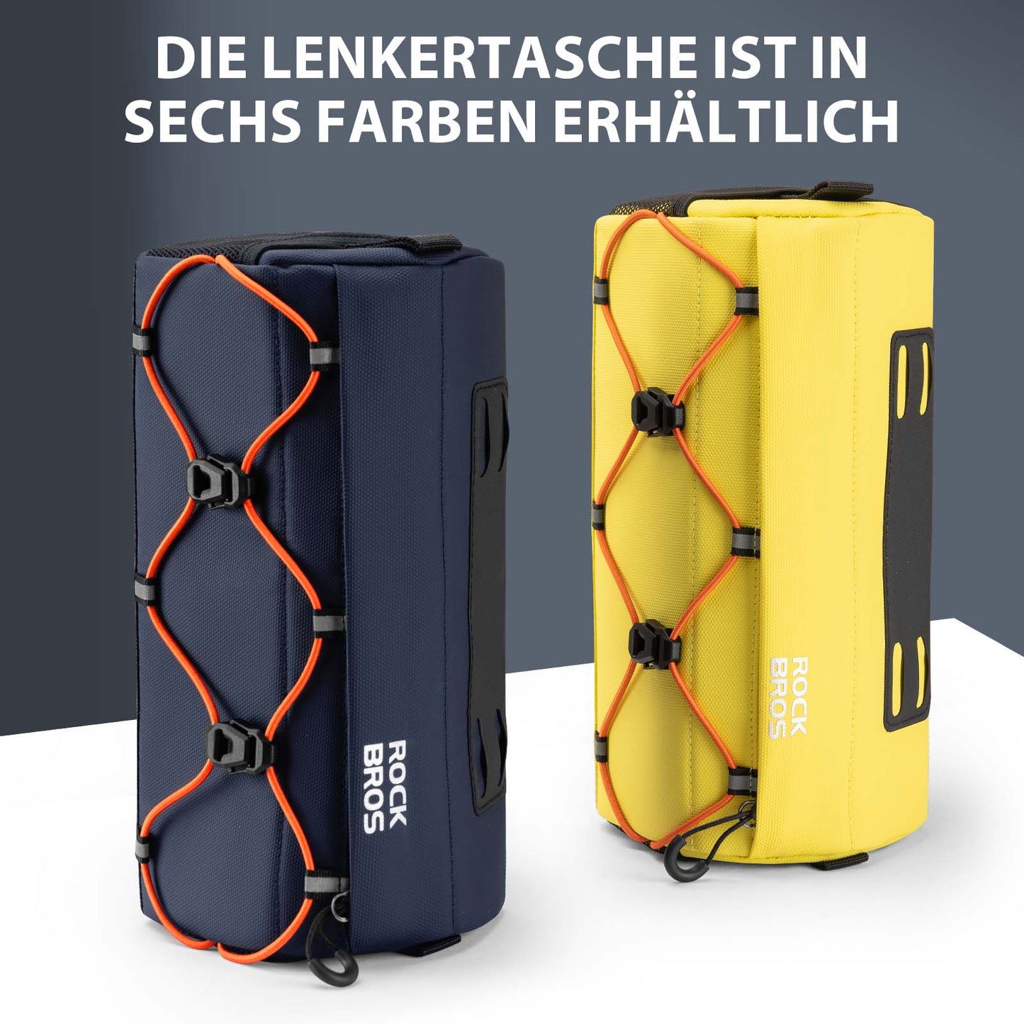Fahrradtasche Lenkertasche 2,2L mit Schultergurt in 6 Farben ROCKBROS