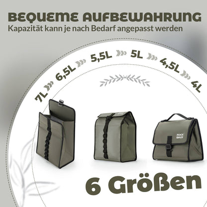 Fahrradtasche Lenkertasche Fronttasche mit Schultergurt ROCKBROS